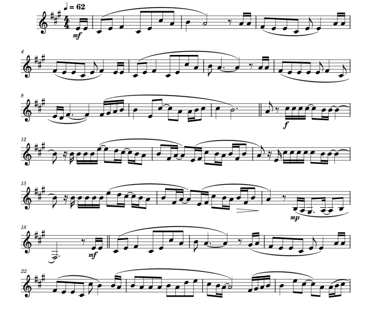 不愿错过 蒂亚戈官方原版 单簧管独奏 有试听