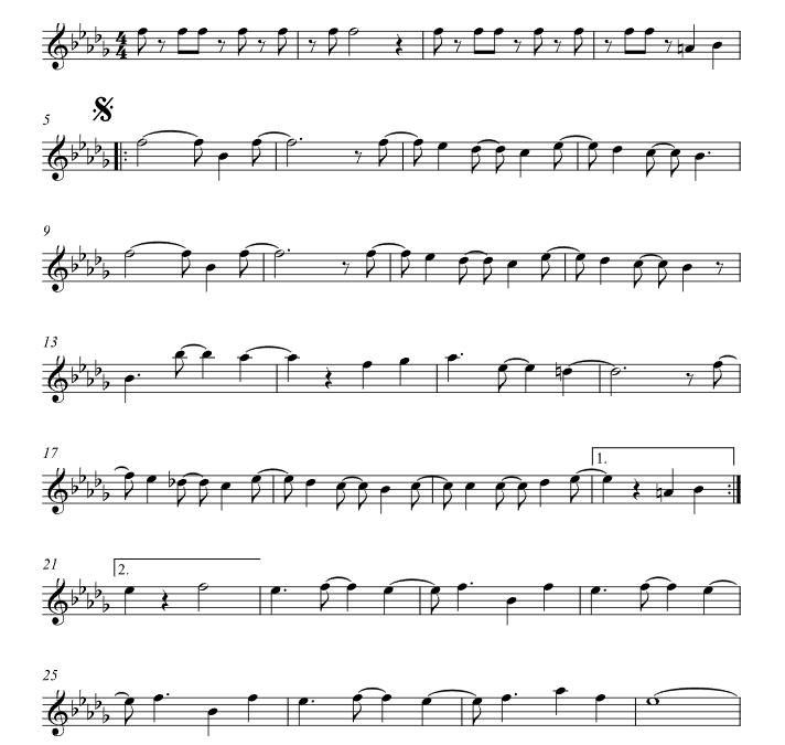 从一开始 韦斯利版 长笛独奏 有试听