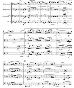 标价非售价 优雅淑女 金山彻官方原版 铜管四重奏 总谱+分谱 有试听-云音圈