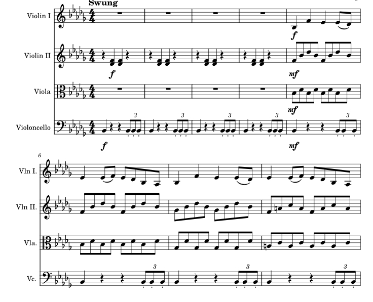 信徒 雅典娜官方原版 弦乐四重奏 总谱+分谱 有试听