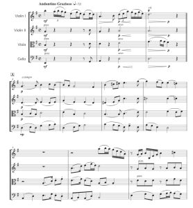 标价非售价 六月茉莉 官方原版 弦乐四重奏 总谱+分谱 有试听-云音圈