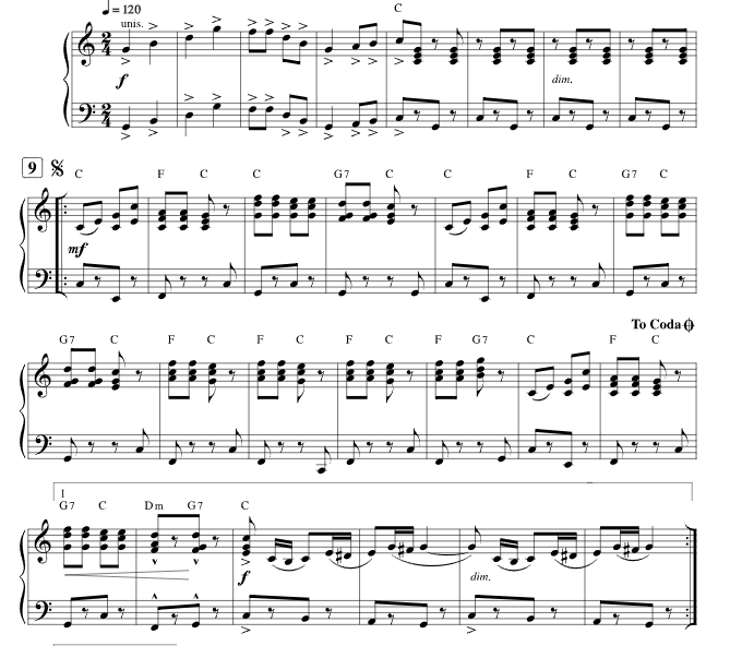 啤酒歌波尔卡 乔治版 手风琴独奏 有试听