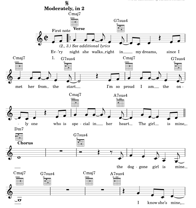 她是我的 吉他独奏 有试听