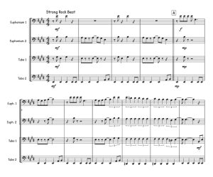 标价非售价 如狼逐欲 蒂姆版 铜管四重奏 总谱+分谱 有试听-云音圈