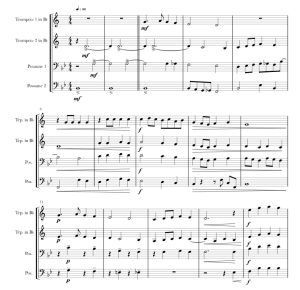 标价非售价 岁岁年年 拉尔夫版 铜管四重奏 总谱+分谱 有试听-云音圈