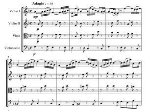 标价非售价 巴赫 咏叙调 谢莉官方原版 弦乐四重奏 总谱+分谱 有试听-云音圈