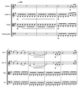 标价非售价 布里奇顿 主题曲 蒂亚戈官方原版 弦乐四重奏 总谱+分谱 有试听-云音圈