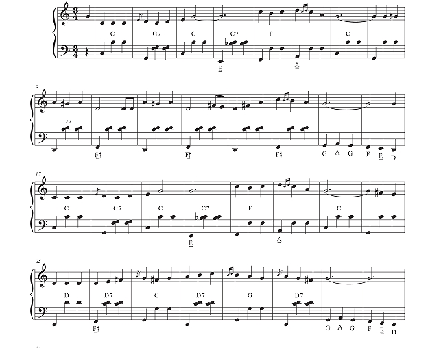 我属于格拉斯哥 朱莉娅版 手风琴独奏 有试听