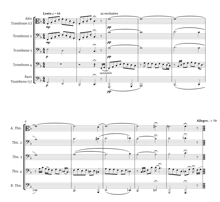 我想要的圣诞礼物只有你 安德版 长号五重奏 总谱+分谱 有试听