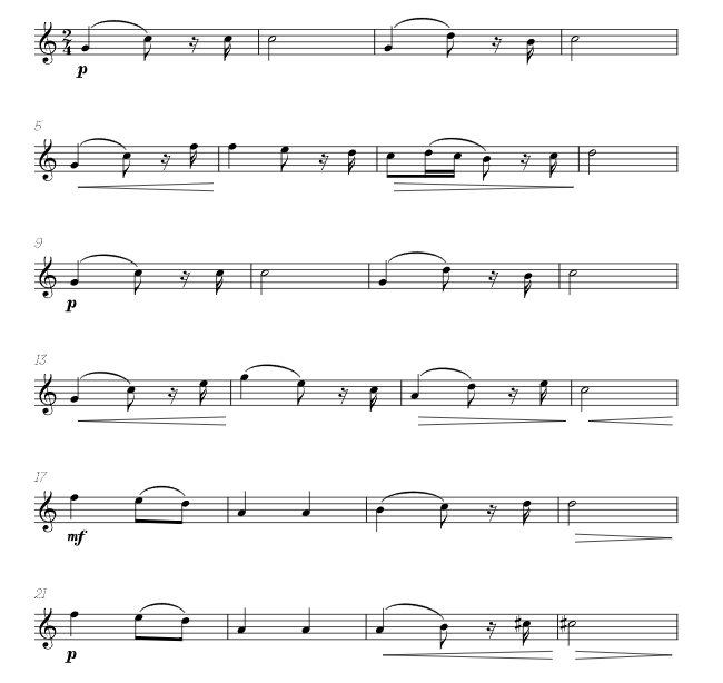 新娘来了 降 B 调单簧管独奏  有试听