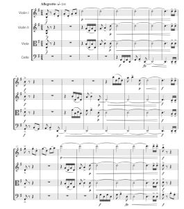 标价非售价 桃花过渡 官方原版 弦乐四重奏 总谱+分谱 有试听-云音圈