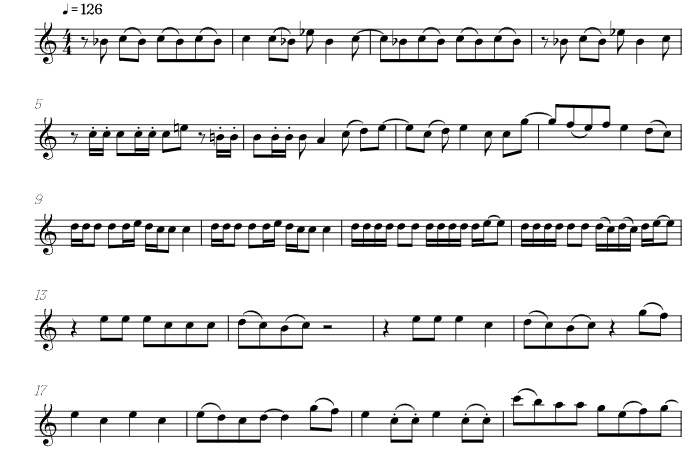 汽水砰砰 本斋藤版 长笛独奏 有试听