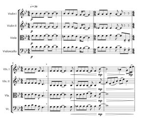 标价非售价 波西米亚狂想曲 阿莱德官方原版 弦乐四重奏 总谱+分谱 有试听-云音圈