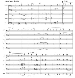 标价非售价 登高山传佳音 罗杰官方原版 长号五重奏 总谱+分谱 有试听-云音圈