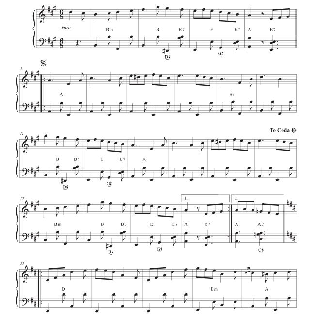 设得兰两步舞曲 朱莉娅版 手风琴独奏  有试听