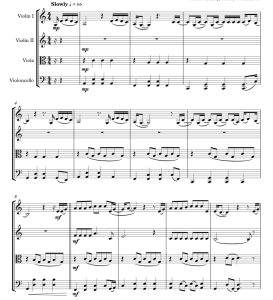 标价非售价 请永远这样记住我们 谢莉官方原版 弦乐四重奏 总谱+分谱 有试听-云音圈