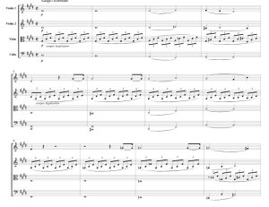 标价非售价 贝多芬 第十四钢琴奏鸣曲 第一乐章 FCMUSIC官方原版 弦乐四重奏 总谱+分谱  有试听-云音圈