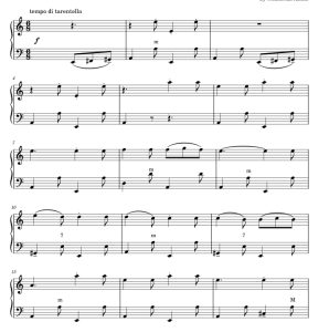 标价非售价 那不勒斯塔兰泰拉舞曲 潘改编 手风琴独奏 有试听-云音圈