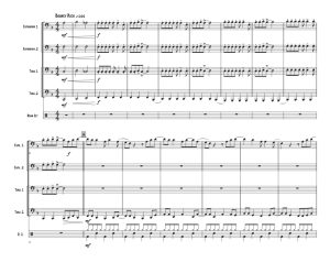 标价非售价 鳄鱼摇滚 蒂姆版 铜管四重奏 总谱+分谱 有试听-云音圈