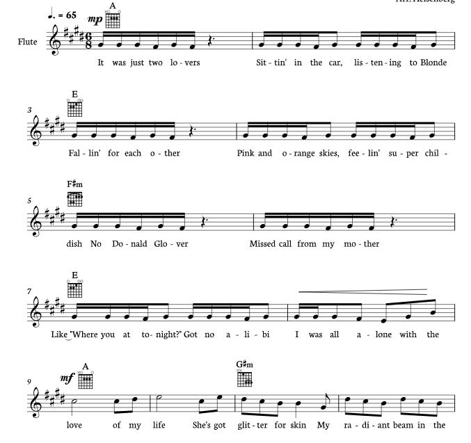 黄金时刻 海森堡版 长笛独奏 有试听