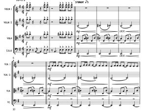 标价非售价 007 詹姆斯・邦德主题曲 Alison 改编 官方原版 弦乐四重奏 总谱+分谱 有试听-云音圈