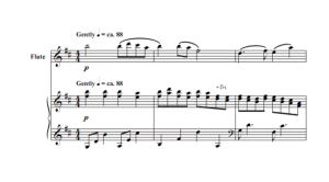 商品为三声部合唱线谱 日本民歌《Hisakata》 童声女声合唱 长笛打击乐伴奏  有试听 自动发货-云音圈