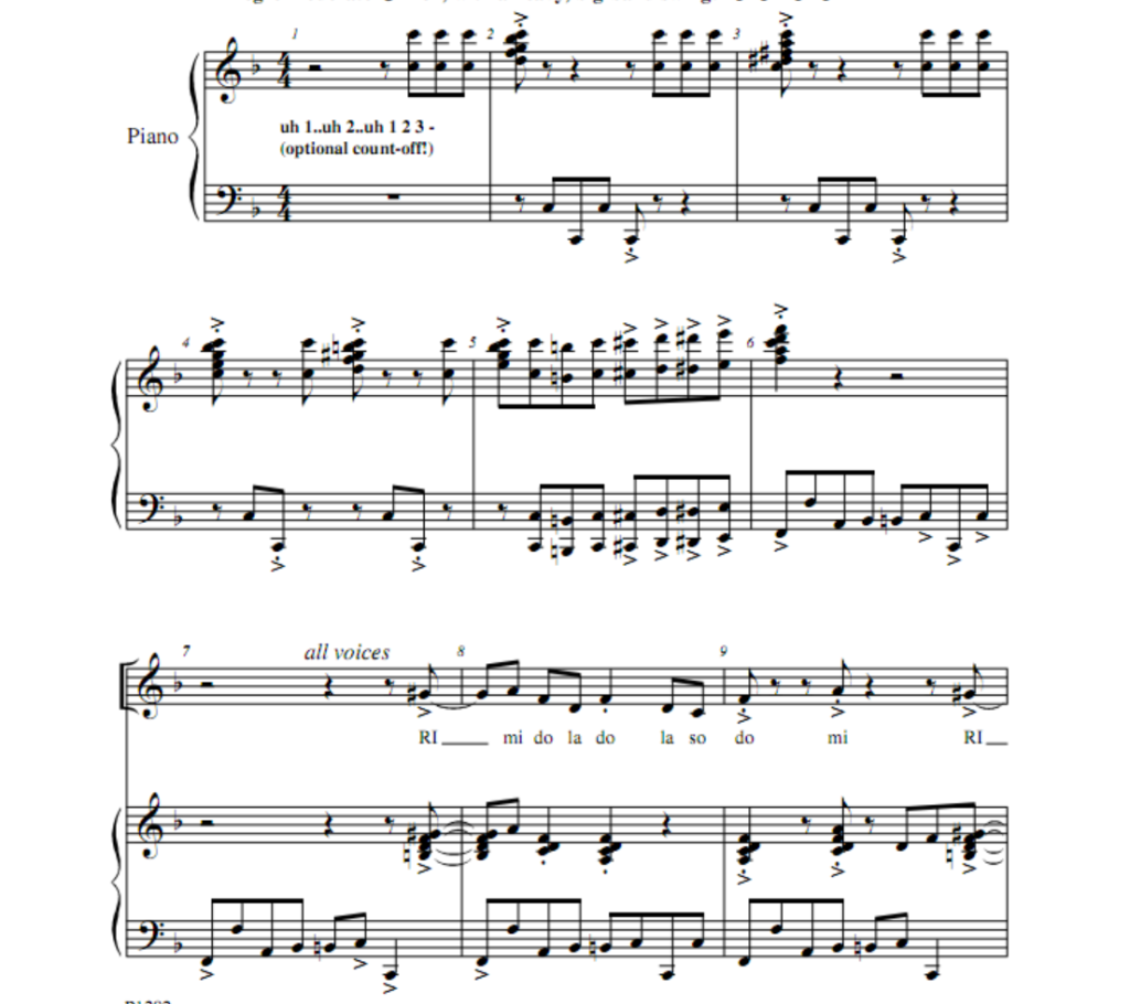 音阶歌3 Solfege Suite 3贝尔格版-3-Boogie Woogie合唱伴奏音频