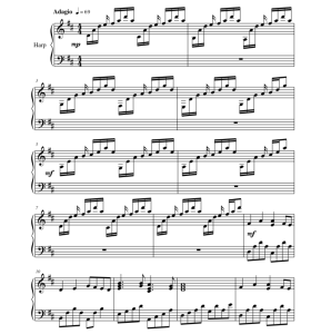 如鹿切慕溪水  竖琴独奏  雷吉娜官方原版  有试听  自动发货-云音圈