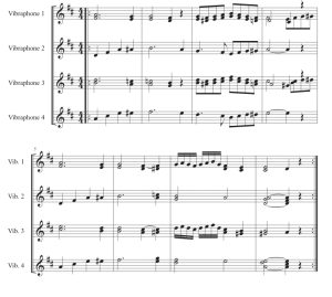 标价非售价 C 大调柔板 K.356 颤音琴打击乐四重奏 贾斯汀官方原版 总谱 有试听-云音圈