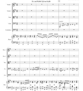 标价非售价 E小调平安曲 乔・罗索查基官方原版 弦乐五重奏+钢琴 总谱  有试听-云音圈