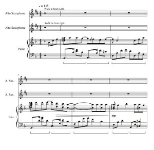 Mojito 双中音萨克斯钢琴 总分谱 有试听-云音圈