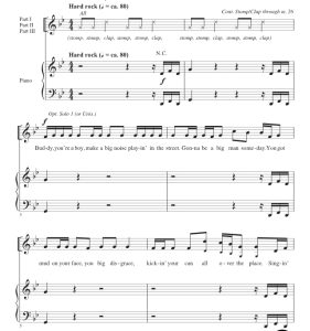 商品为SAB 三声部合唱线谱 We Will Rock You (Medley) 赫夫官方原版 SAB 三声部混声合唱线谱 有试听 自动发货-云音圈