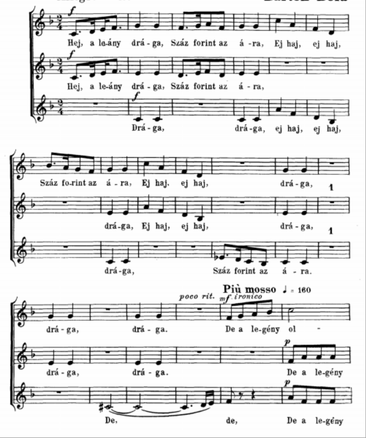 小伙子的嘲弄者 ssa 三声部无伴奏合唱谱  自动发货