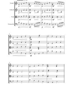 标价非售价 万圣节 维瓦尔第风格 雪莉官方原版 弦乐四重奏 总谱+分谱  有试听-云音圈