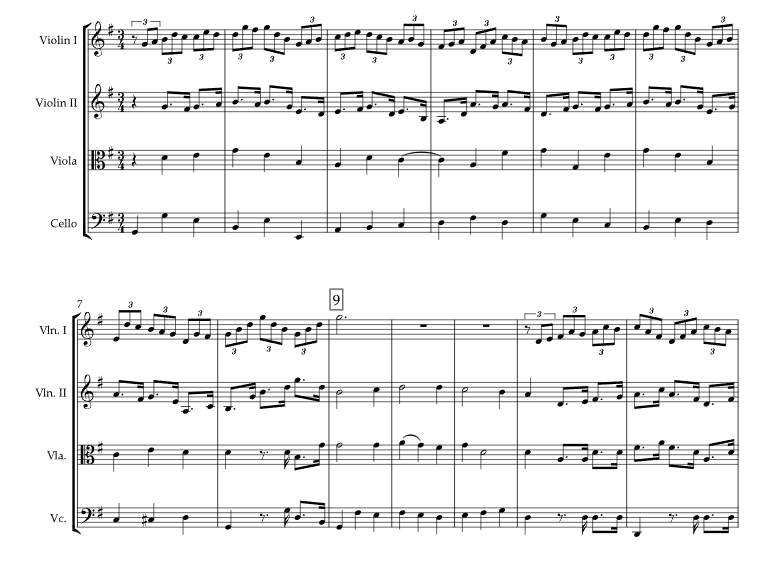 世人仰望的喜悦 费尔南多官方原版 弦乐四重奏 总谱+分谱 有试听