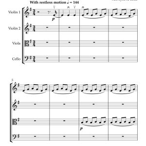 标价非售价 丽兹站在世界之巅 西内瓦官方原版 弦乐四重奏 总谱+分谱  有试听-云音圈