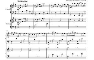 标价非售价 举杯同庆 竖琴钢琴二重奏 辛迪・布莱文斯官方原版 总谱+分谱 有试听-云音圈