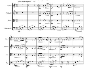 标价非售价 乘着歌声的翅膀 雪莉官方原版 弦乐四重奏 总谱+分谱 有试听-云音圈