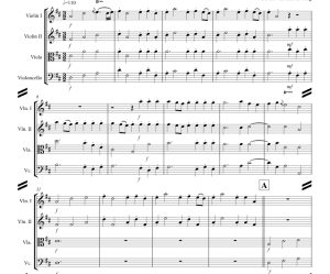 标价非售价 亨德尔 号角舞曲 肯尼斯官方原版 弦乐四重奏 总谱+分谱 有试听-云音圈