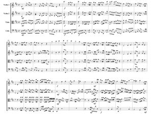 标价非售价 亨德尔 哈利路亚合唱 官方原版 弦乐四重奏 总谱+分谱 有试听-云音圈