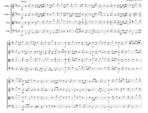 标价非售价 亨德尔 皇家烟火序曲 CH111 官方原版 弦乐四重奏 总谱+分谱 有试听-云音圈