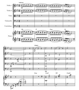 人生的旋转木马 弦乐四重奏+钢琴 费尔南德斯官方原版 总谱+分谱 有试听 自动发货-云音圈