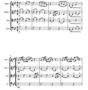 标价非售价 今夜你能感受到爱吗 艾莉森官方原版 弦乐四重奏 总谱+分谱 有试听-云音圈