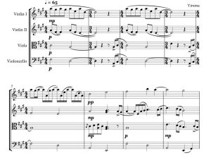 标价非售价 你的心河 杜达官方原版 弦乐四重奏 总谱+分谱 有试听-云音圈