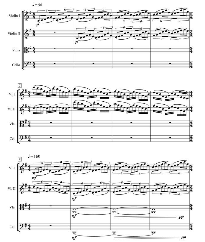 你能听见这旋律吗 斯特凡诺官方原版 弦乐四重奏 总谱+分谱 有试听