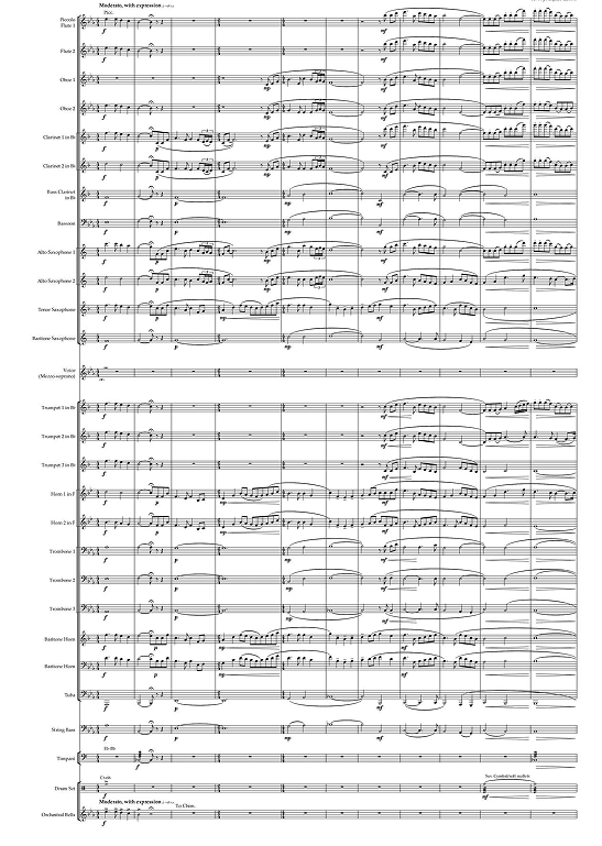 你鼓舞了我 帕斯夸莱官方原版 管弦乐 总谱+分谱 有试听