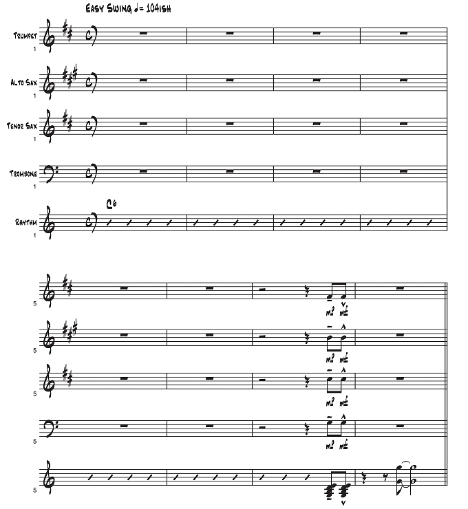 倾诉（我深爱你） 布拉德官方原版 铜管五重奏 总谱+分谱  有试听