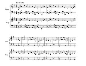 标价非售价 光环 竖琴钢琴二重奏 洛钦瓦尔官方原版 总谱 有试听-云音圈