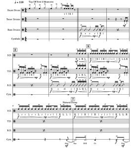 标价非售价 凌晨一点节拍 打击乐四重奏 特伦顿官方原版 总谱   有试听-云音圈