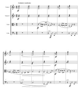 标价非售价 前奏曲与阿拉贡舞曲 迭戈官方原版 弦乐四重奏 总谱+分谱 有试听-云音圈